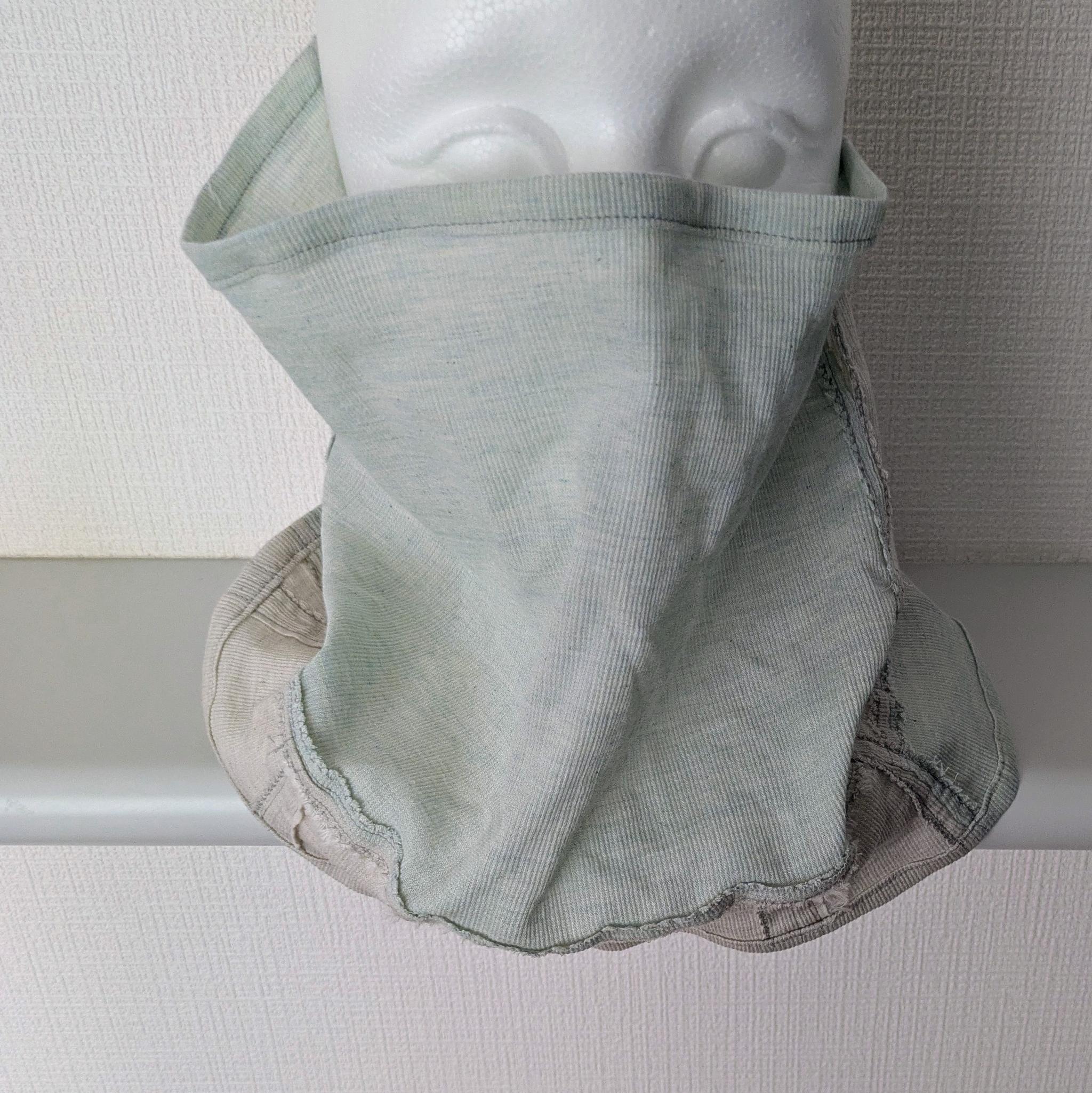 【さらっとやわらかな透け感のある】高島ちぢみ～ネックカバー＆フェイスカバー